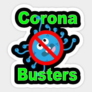 Corona Busters Sticker